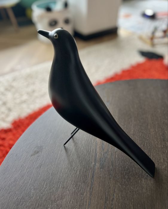 Vitra Eames House Bird Black - czarny, olcha polysk