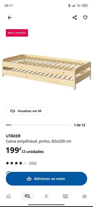 Camas solteiro ikea