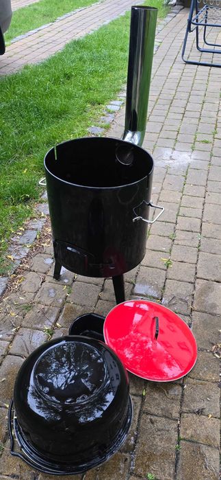 Kociołek na ognisko ACTIVA 11275 14L, Garnek z własnym paleniskiem, Kocioł  ognisko