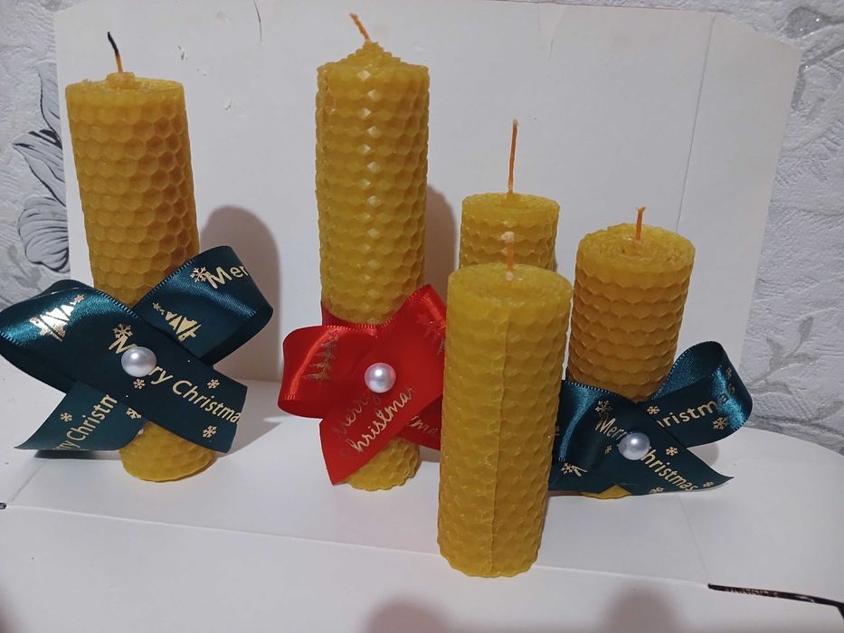 Свічки, свічки з вощини