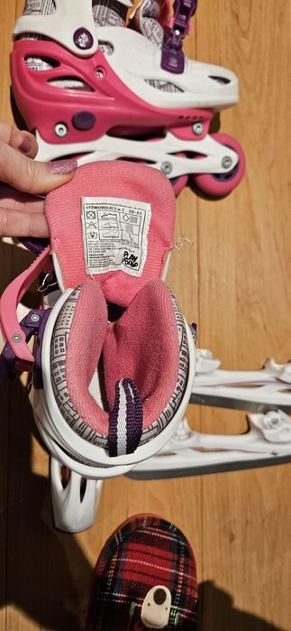 Łyżwo-rolki 30-33 dla dziewczynki