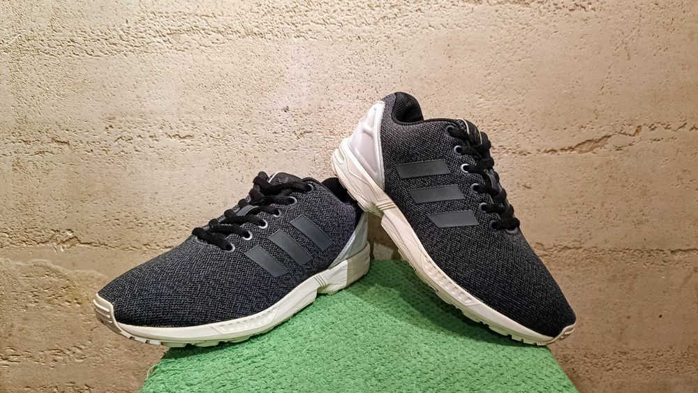 Męskie sneakersy ADIDAS ORIGINALS ZX FLUX BOLD ONIX r.42 stan b.dobry