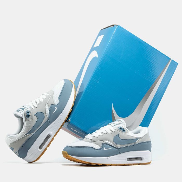 Кросівки Nike Air Max 1 Blue/Beige premium