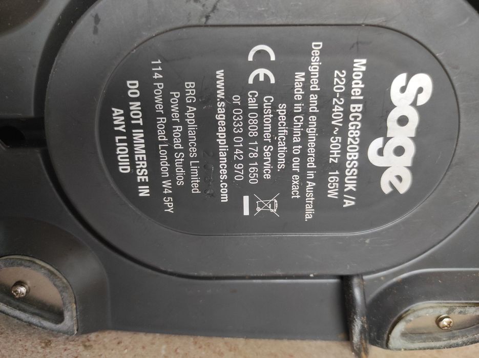 Кавомолка Sage BCG820