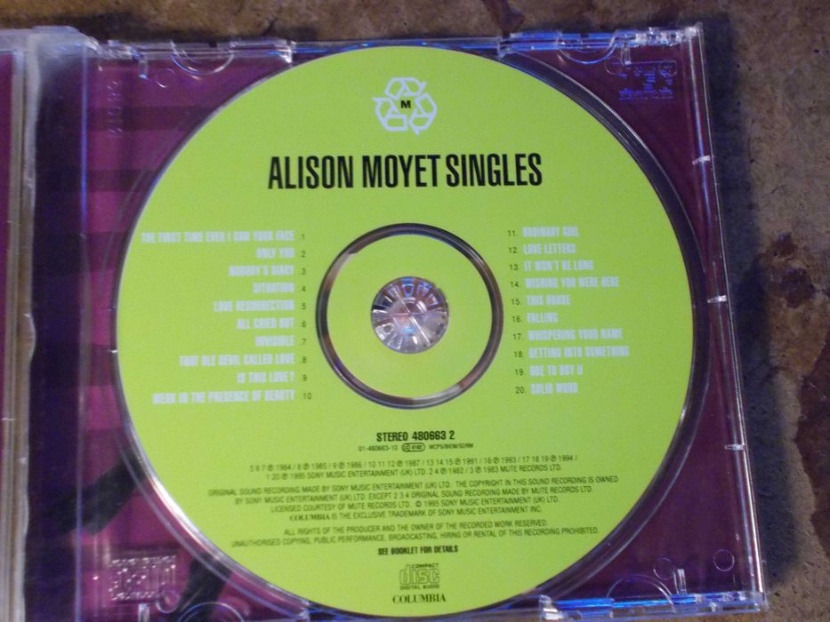 Alison Moyet cd singles