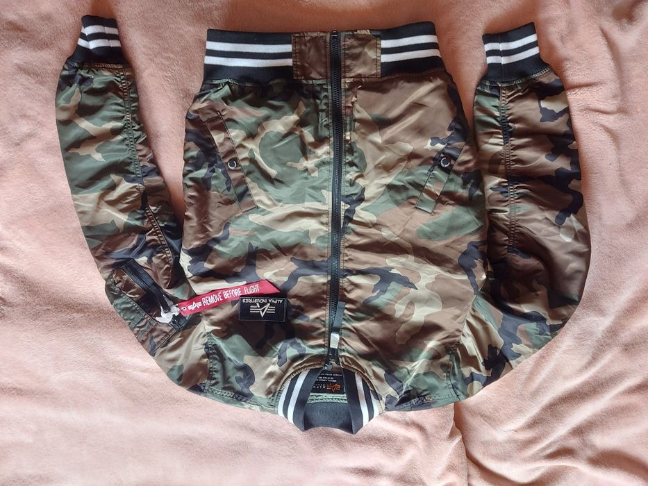 Alpha industries ma-1 TT size S moro Flyers pilotka wiosna-jesien Nowa