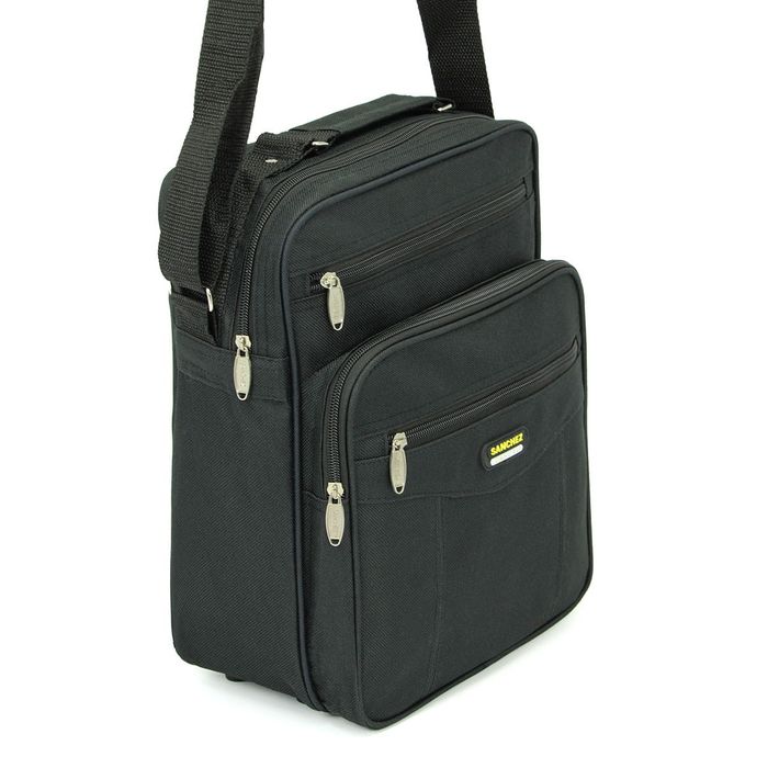 torba męska z nylonu marki sanchez - czarna