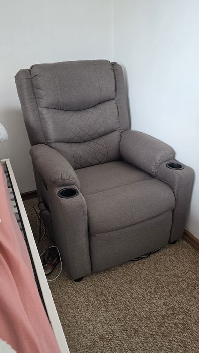 Poltrona reclinável com massagem