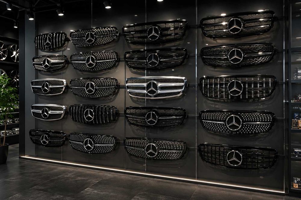 Решітка радиатора решотка мерседес mercedes w205 w211 w447 w212 w463 w221 w213 w214 w206 w222 w223 amg gt diamond
