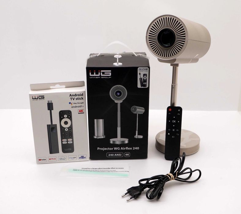 Projektor WG Airflex 240 i  TV Stick
1280x720 Px z obsługą 4K

Kontras