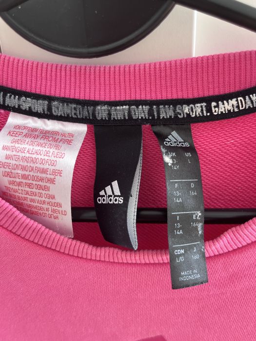 Rozowa bluza adidas 164 cm