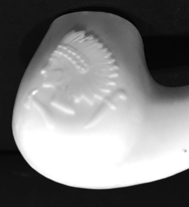 Cachimbo antigo Português com Indio