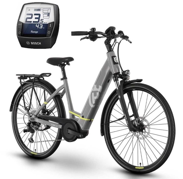 Rower Elektryczny Husqvarna Towner 2 Miejski BOSCH (NOWY GWARANCJA)