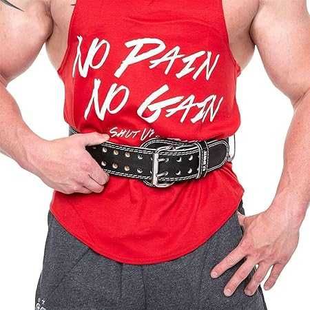 skórzany Pas kulturystyczny C.P. SPORTS r.S