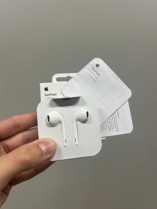 Навушники Apple Earpods Lightning провідні еарподс для айфону iphone