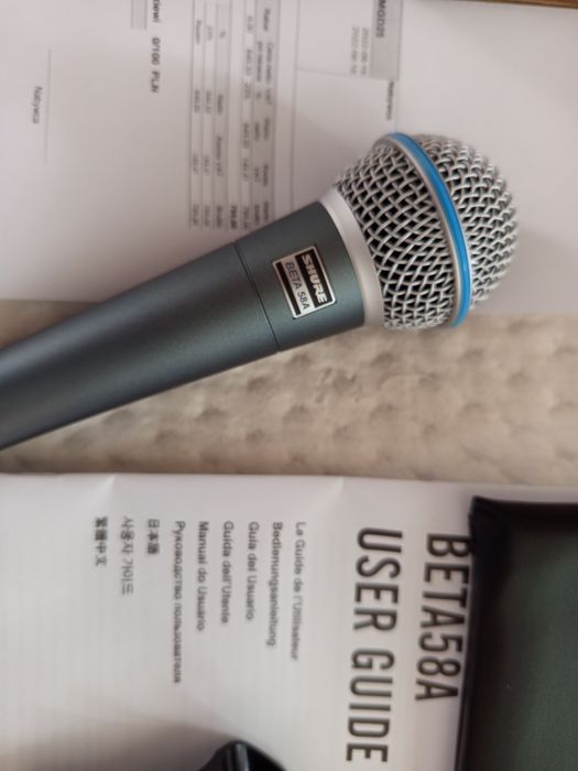 Shure BETA 58A dynamiczny mikrofon estradowy
