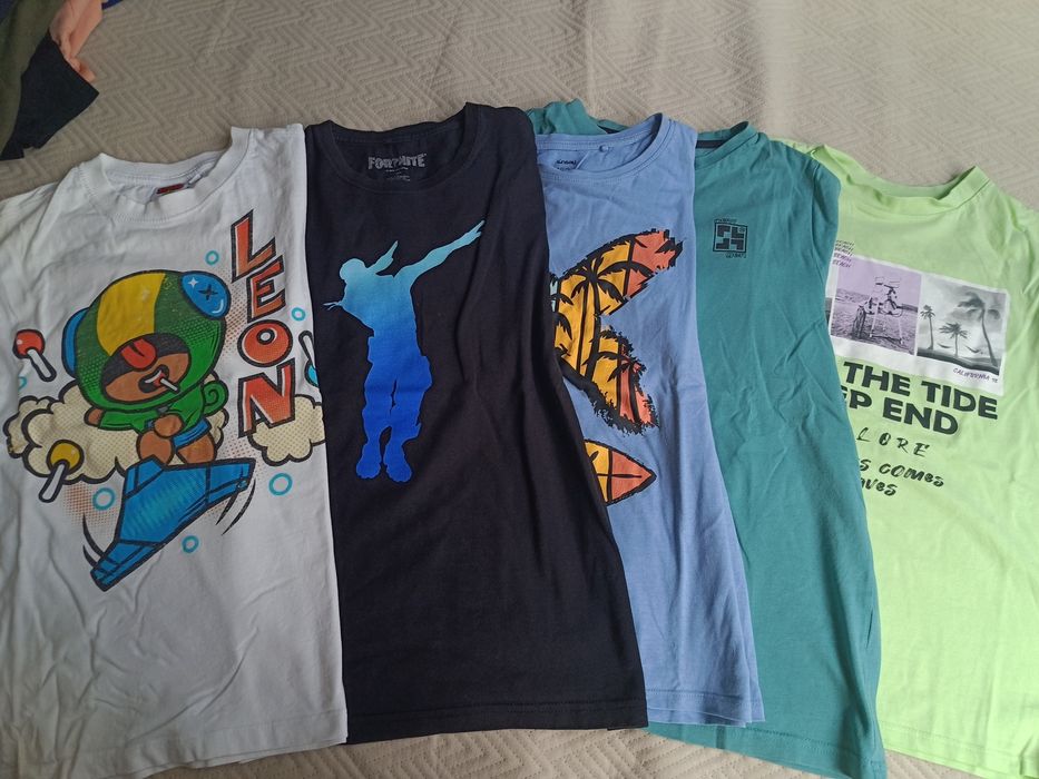 5 T-shirtow koszulek rozm. 146