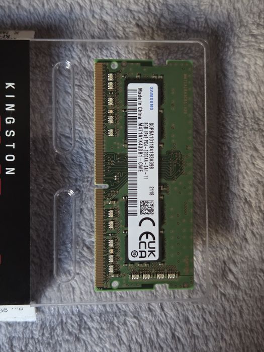 Оперативна пам'ять для ноутбука Samsung DDR4 3200МГц 8х2 (16ГБ)