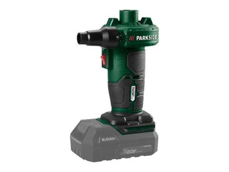 Bomba de ar e Compressor Parkside recarregável 20 V