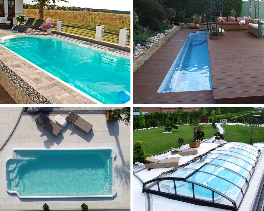Basen 4,80 x 2,50 x 1,20 PREMIUM niebieski z laminatu PREMIUM