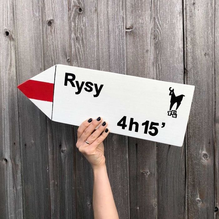 Drogowskazy górskie/ tabliczka