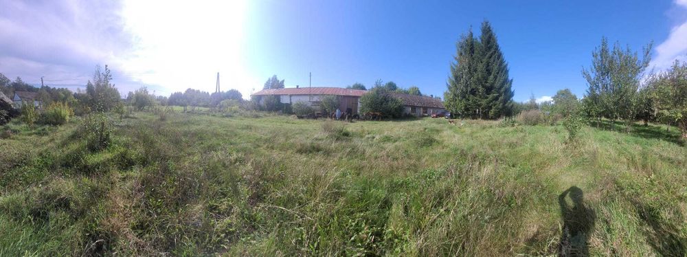 CZARCIA ŁAPA zabudowania z działka 7200m.OGRÓD,fotovoltaika.ogrodzone