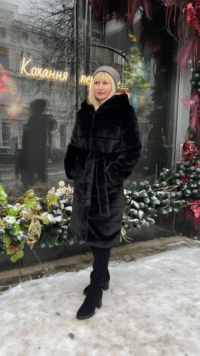 Шуба еко хутро шиншила р 42.44.46.48.50.52.54.56.58.60.62.65