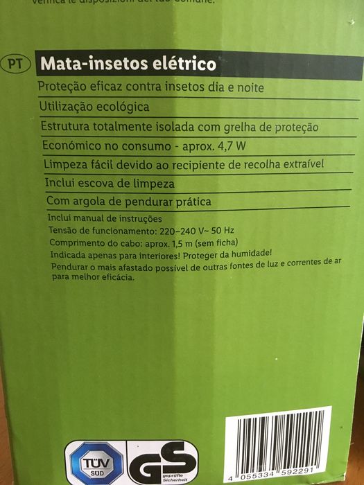 Mata mosquitos moscas insetos elétrico