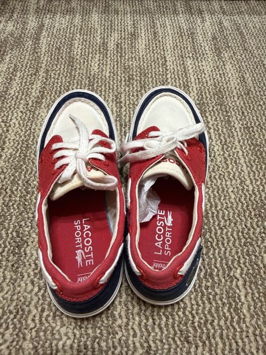 Мокасини lacoste для хлопчика