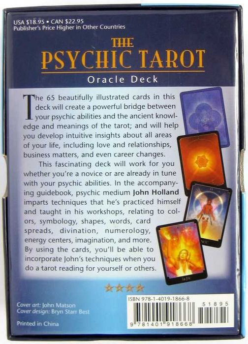 The Psychic Tarot – Oracle Deck - John Holland - na prezent