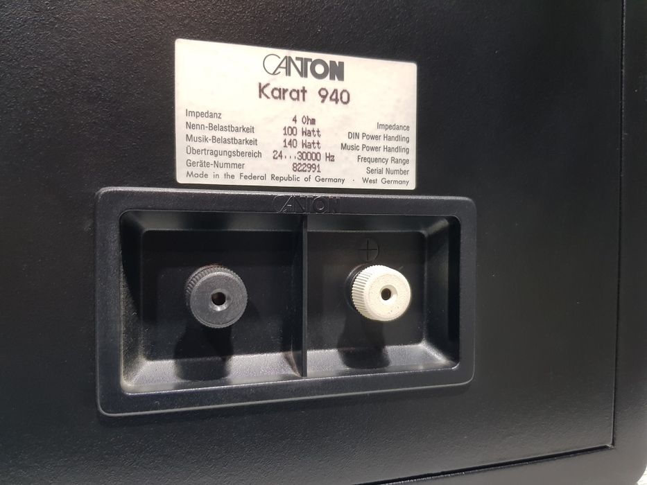 Акустика CANTON KARAT 940, потужність 100/140 Вт, б/у з Німеччини