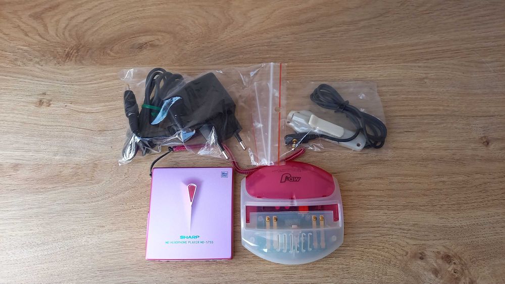 SHARP MD-ST55 MINIDISC odtwarzacz płyt md z wyświtlaczem