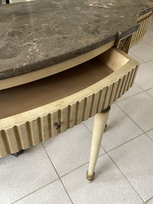 Mesa de apoio/entrada com pedra e gaveta