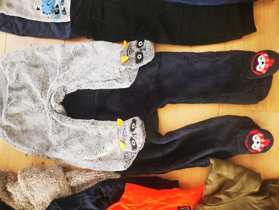 Ubranka dla chłopca, r.74, zima, H&M, 5.10.15, Lupilu, Mrofi