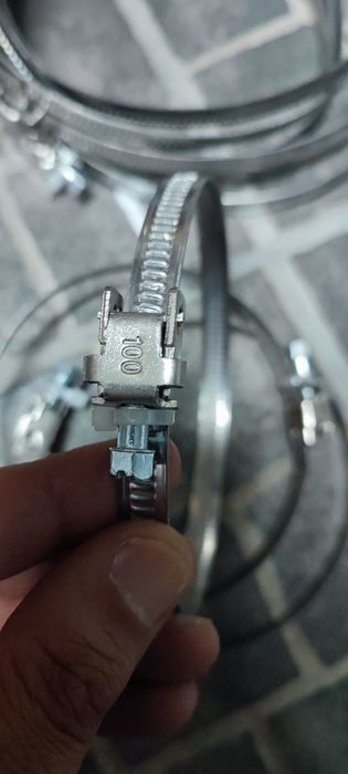 Abraçadeiras metálicas várias medidas para condutas de ar AC
