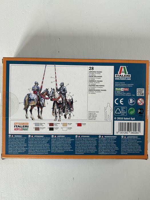 Figurki 100 Years War-French Warrior model Italeri 6026