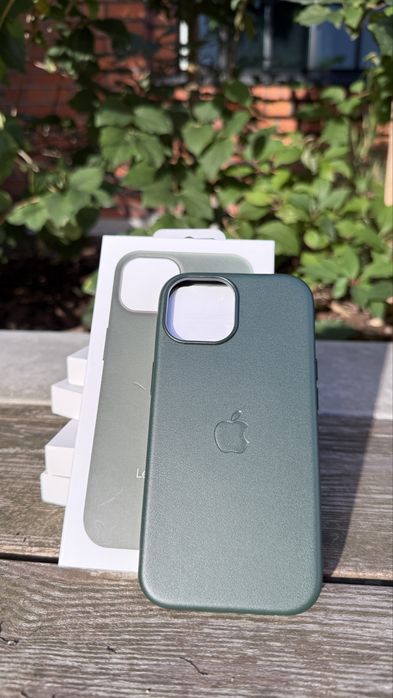 Skorzane Magsafe Etui Iphone 15 Green