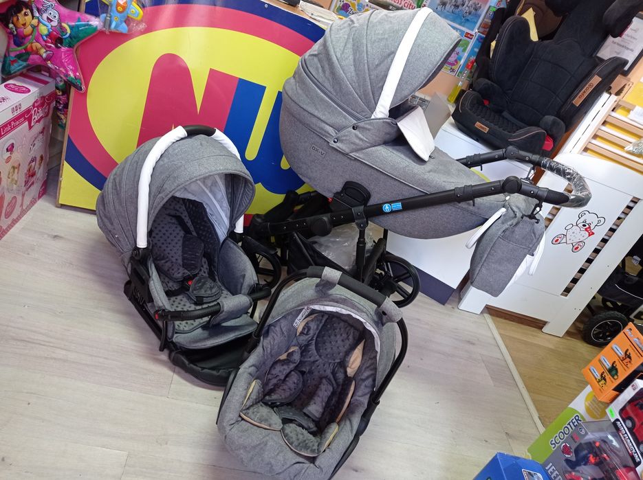 Nowy wózek 3w1 znakomicie się prowadzi  SKLEP NW