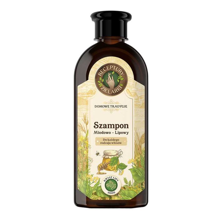 Naturalny Szampon miód i lipa 350 ml | Receptury Zielarki