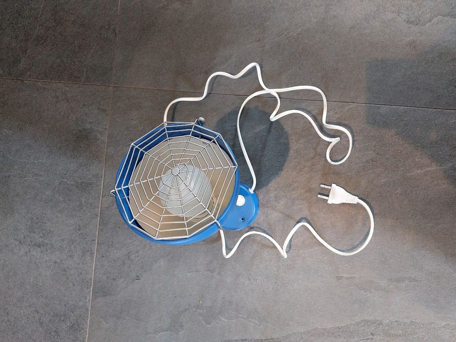 Lampka nocna na ściane, niebieska