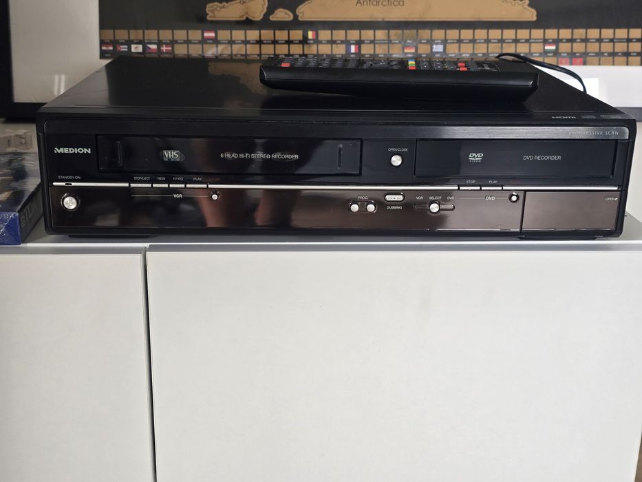 Przegrywarka VHS na DVD  nagrywarka i magnetowid