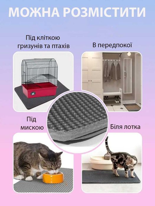 Килимок для кота. Коврик для кота. Килимок-пастка. ЗНИЖКА.