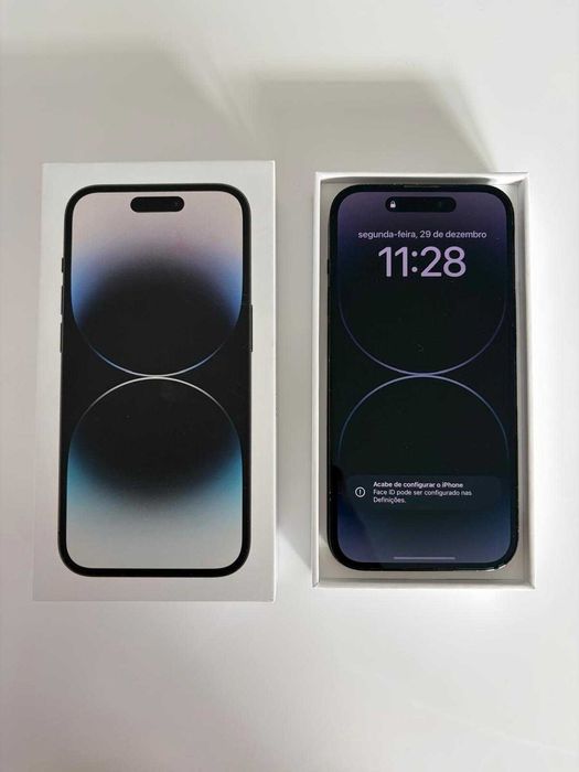 iPhone 14 Pro 256GB – Preto – Desbloqueado – Caixa + Capa
