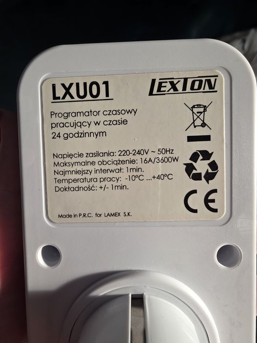 Analogowy programator czasowy