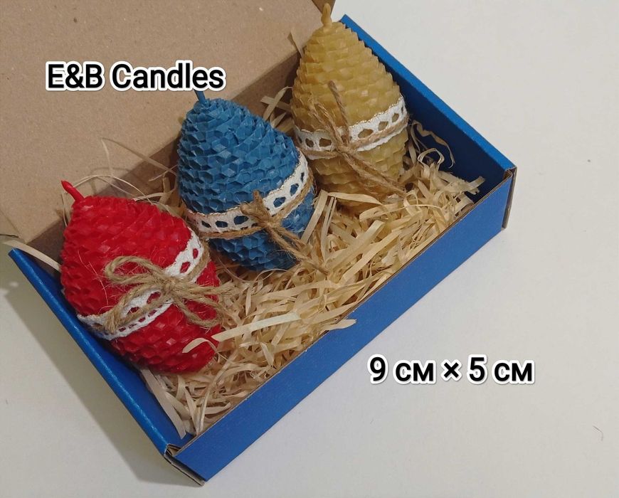 Свічки з вощини. Ручна робота. Натуральна вощина. Подарунок, дизайн