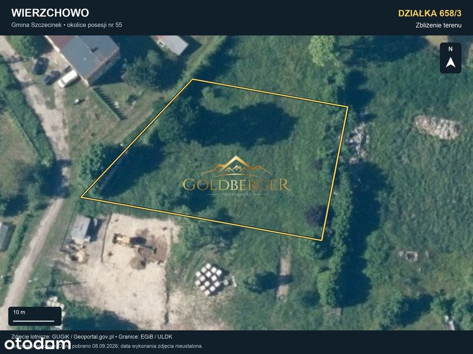 Działka blisko jeziora I 1501 m² - Widok 5