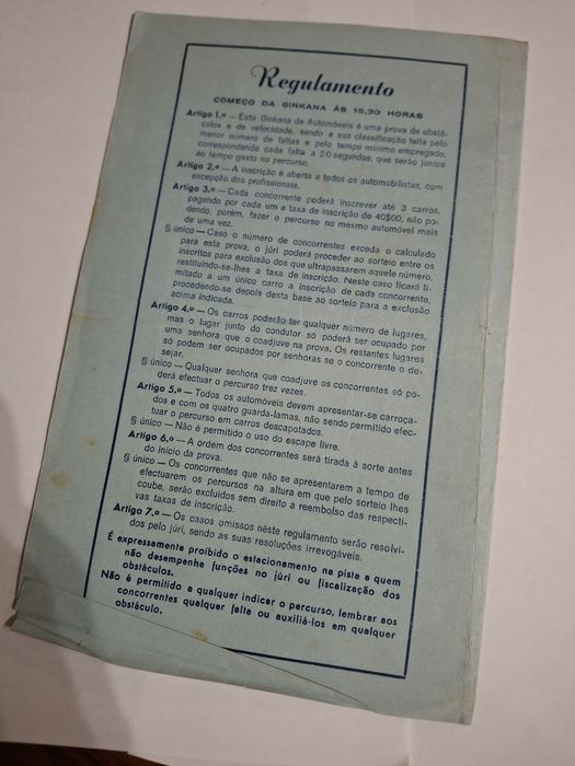 Automobilismo 1949 gincana sport clube  torreense Torres vedras