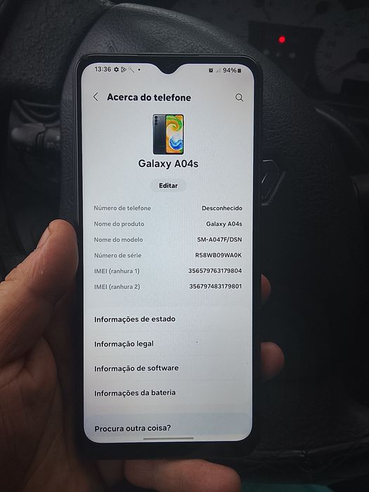 Samsung A04S usado bom estado