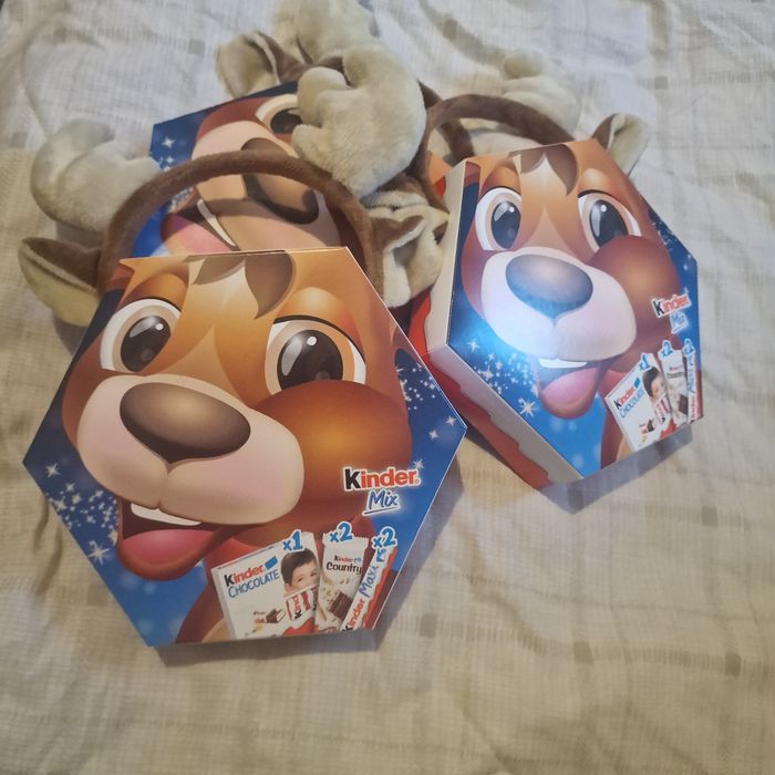 Kinder mix Christmas gifts