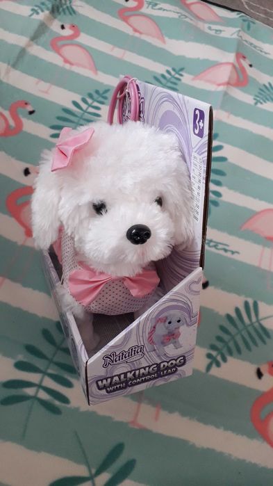 Piesek interaktywny - chodzi, szczeka, merda